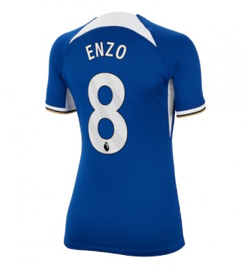 Maillot de foot Chelsea Enzo Fernandez #8 Domicile Femmes 2023-24 Manches Courte
